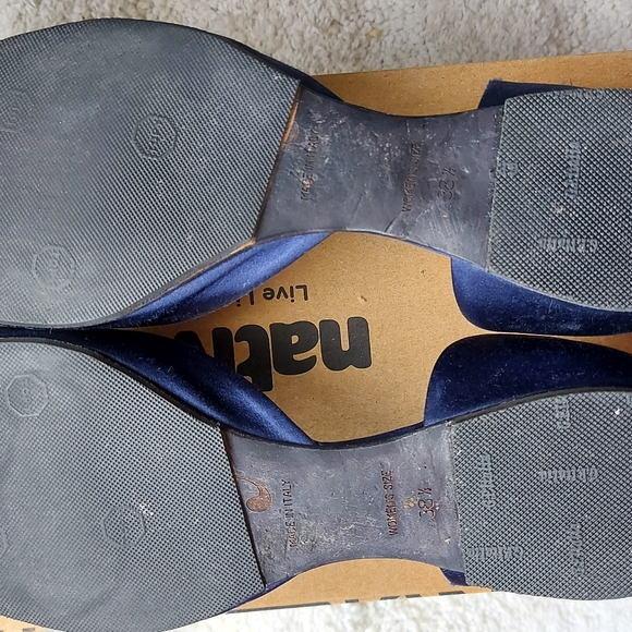 Authentic Roger Vivier Blue Crystal Embellished Flats 38.5 - Picture 9 of 16